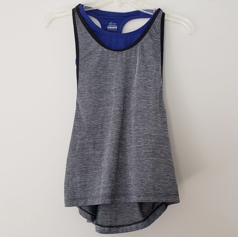 Nike pro dri fit tank with built in sports bra